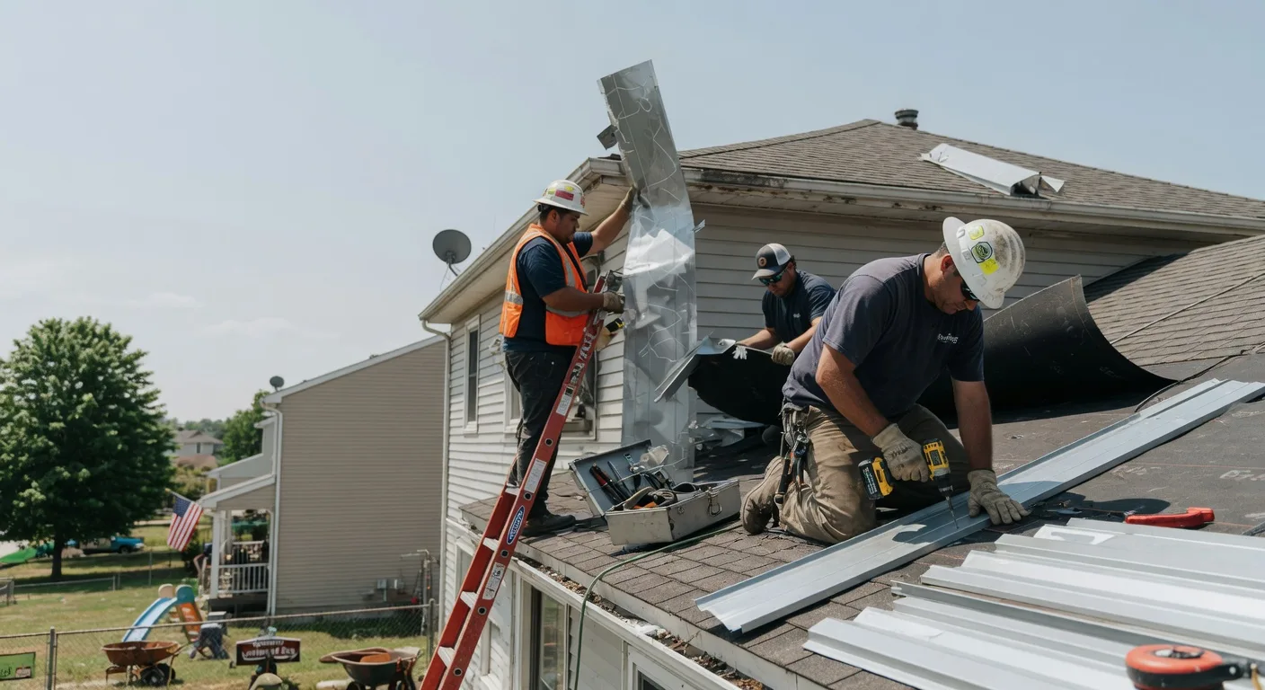 Storm Damage Metal Roof Repair in Faywood, NM